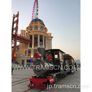 ホットライドキッズ屋外公園のための列車を追跡します